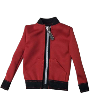 Coat Tote Red Bomber Jacket